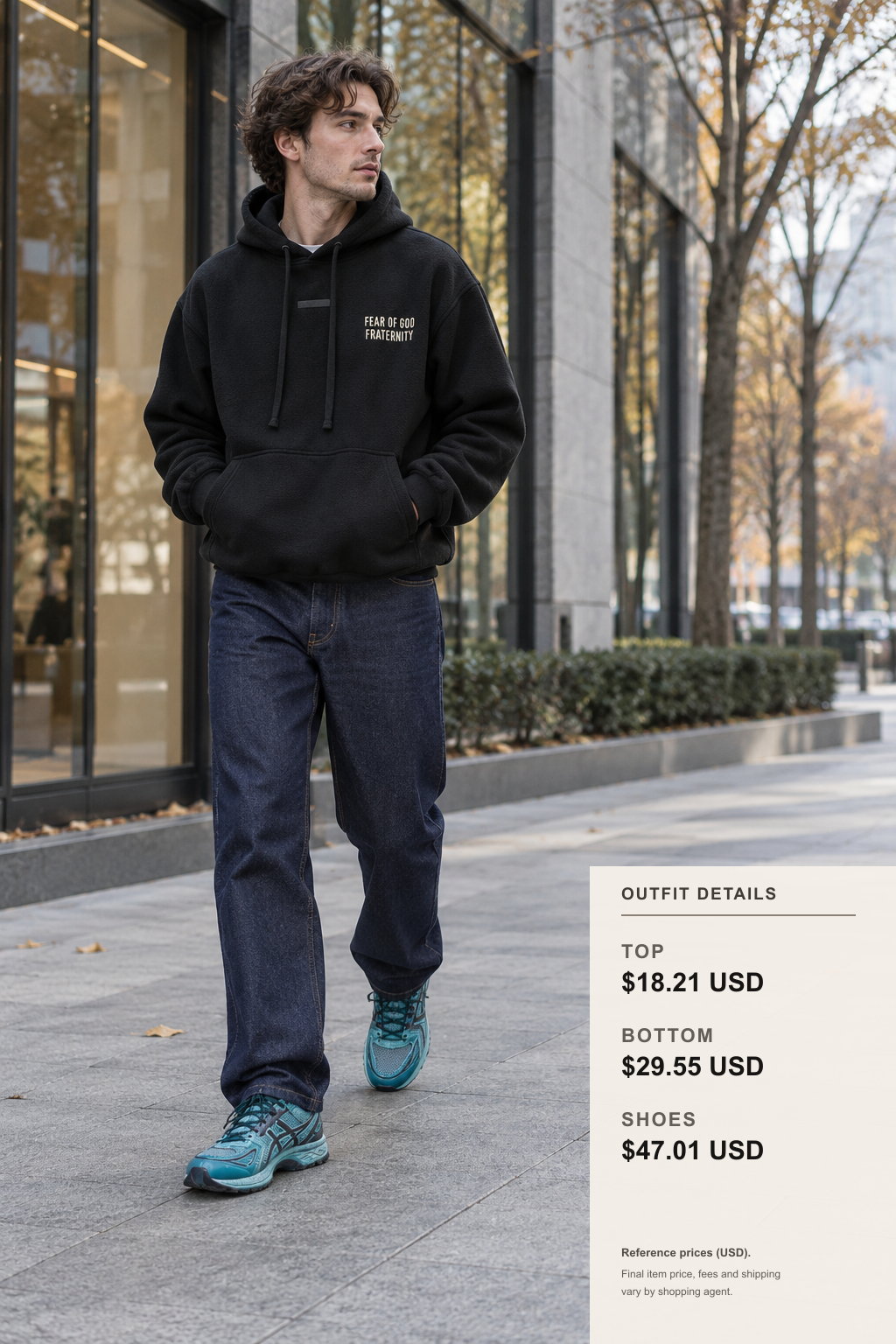 Asics Knitwear with Straight-Leg Pants outfit 1 full-body street style for kakobuy