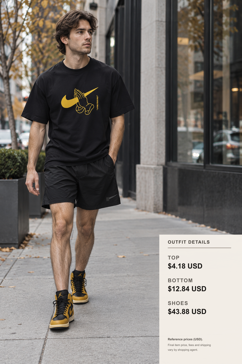 nike Grey Black Blue Outfit Combos outfit 1 full-body street style for fashionreps