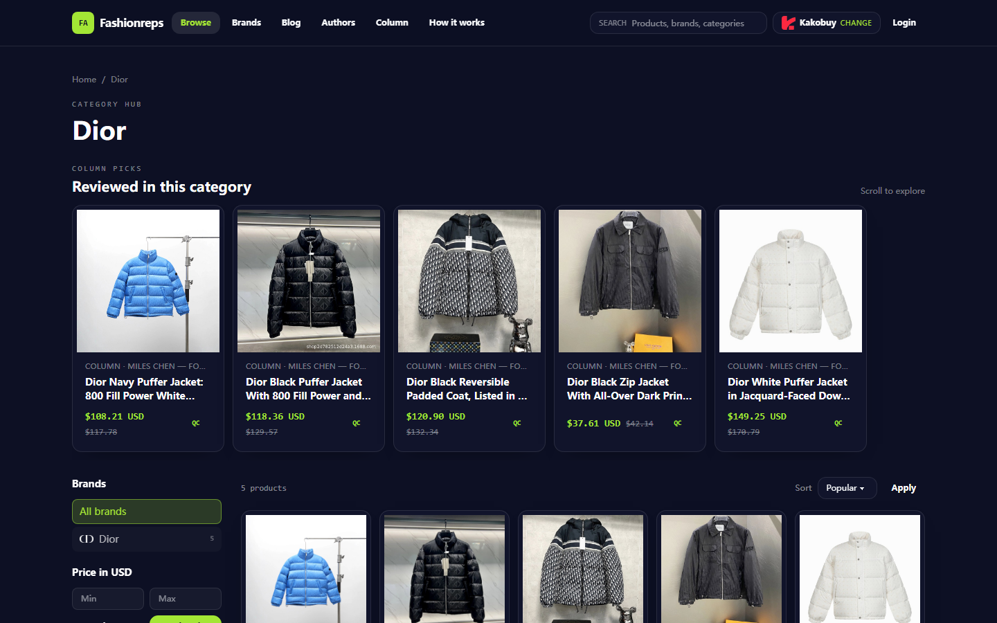 Dior Fall/Winter Jacket Shipping Cost Check: Total Cost