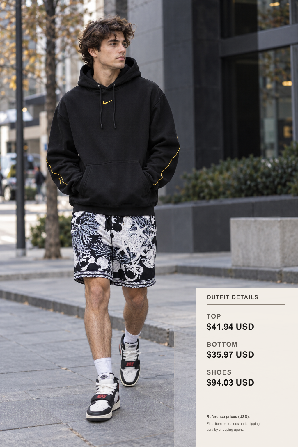 nike Grey Black Blue Outfit Combos outfit 2 full-body street style for fashionreps