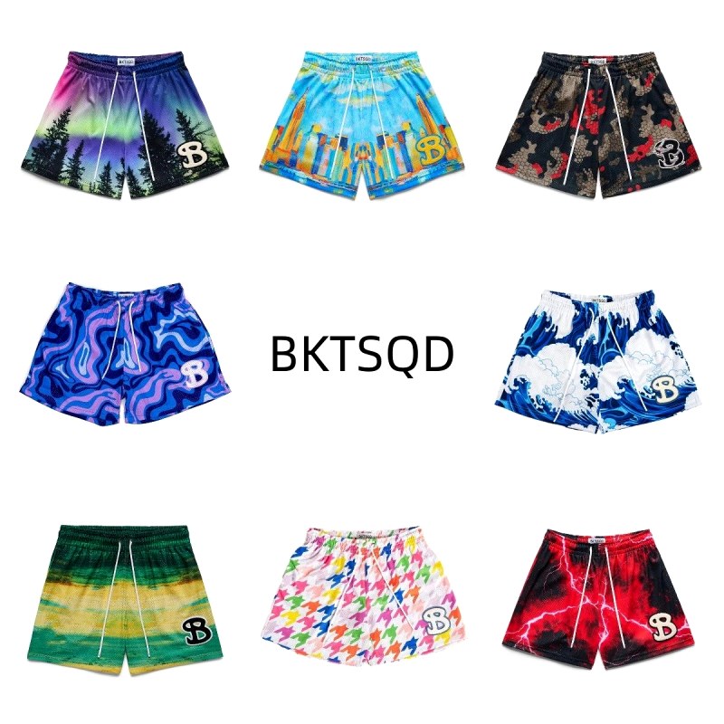 BKTSQD Multicolor Shorts Collection Review: Loupe-Checking the Hem, Seams and Drawstring Channel on a $10.15 Short