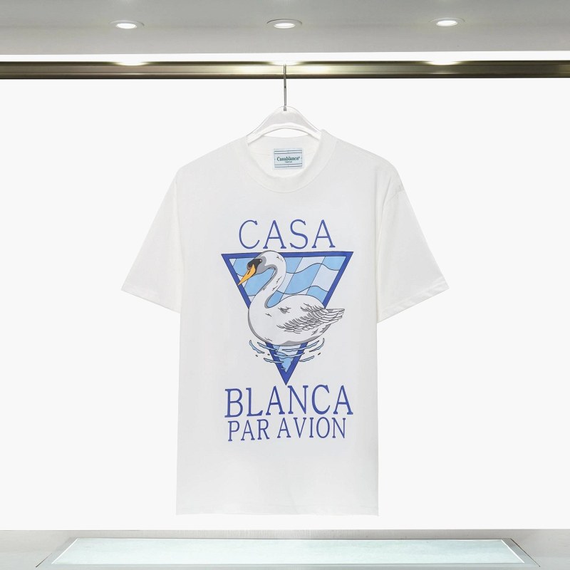 Casablanca Floral White T-Shirt Review: What a Shoe Desk's Calipers Say About a $13.88 Swan Tee