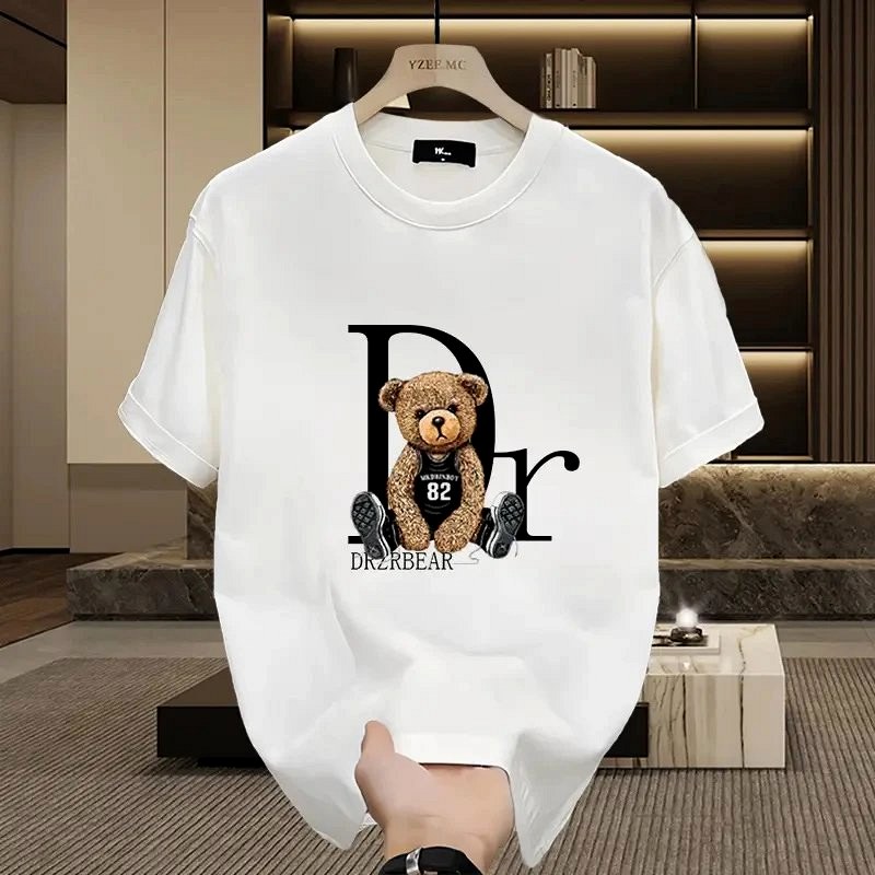Dior Bear Graphic White T-Shirt Review: Loose Long-Staple Cotton Crewneck, Hands-On Tested