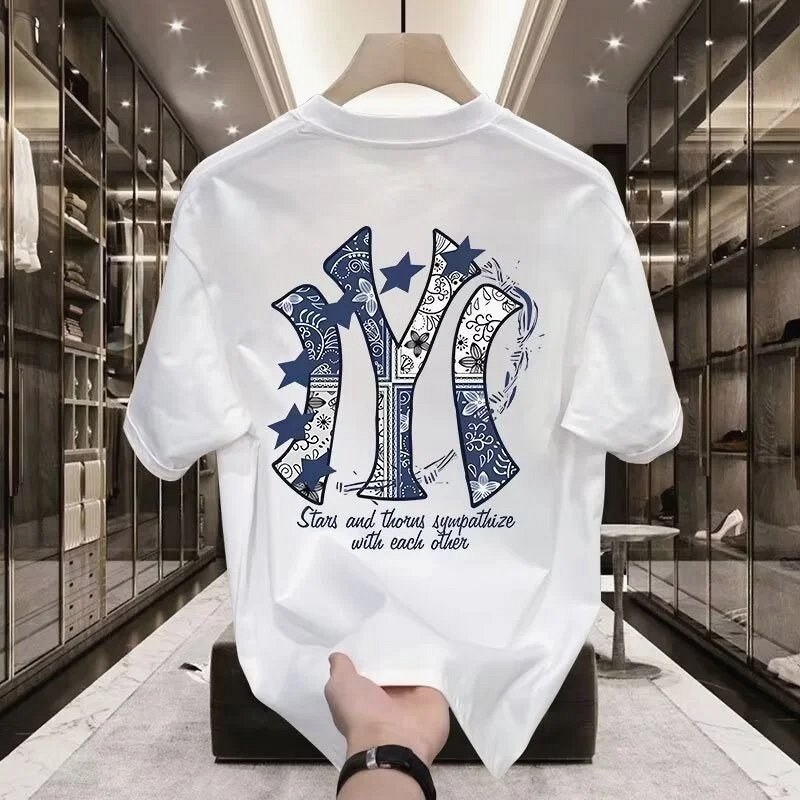 MLB Blue-Printed Streetwear T-Shirt Review: A $3.73 Summer Tee Under the Loupe