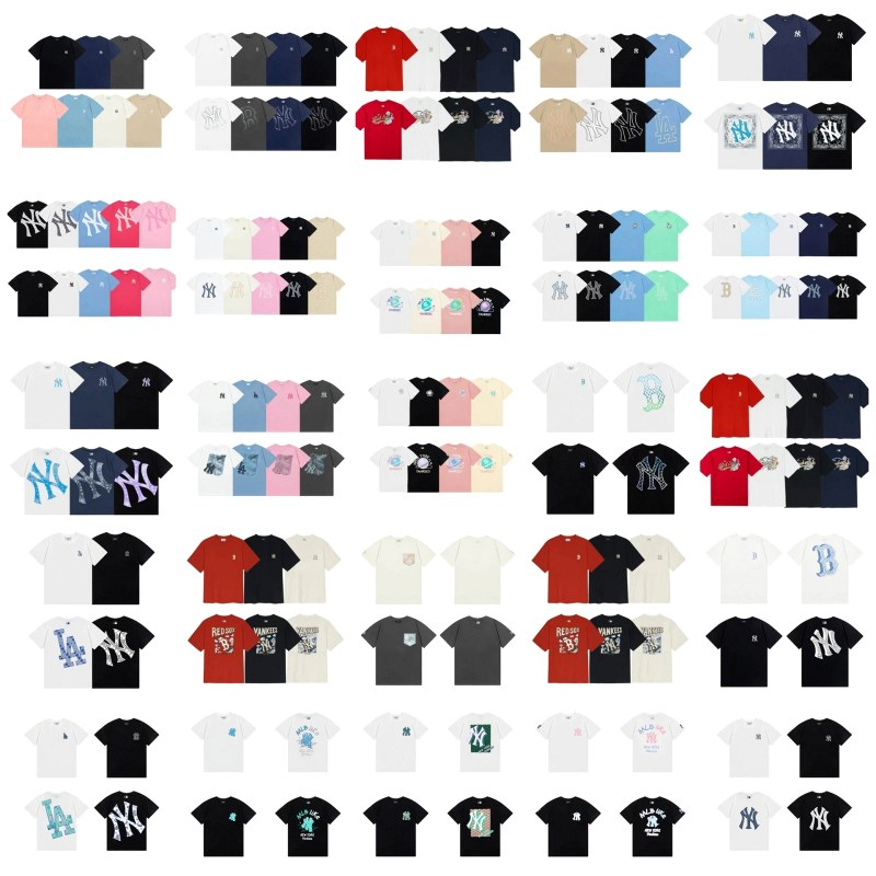 MLB Multi-Color T-Shirt Collection: 40+ Review — Mid-Weight Cotton, S–XXXL