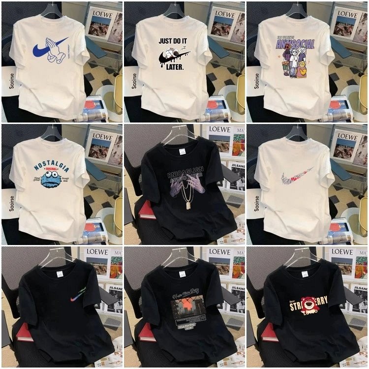 Nike Classic Logo Printed T-Shirt Review: 15 Motifs, Loose Cut, $3.88